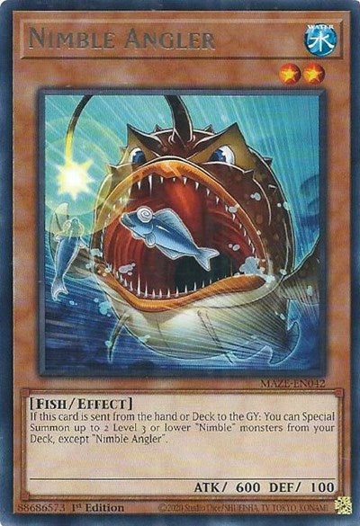 Nimble Angler (MAZE-EN042) [Maze of Memories]