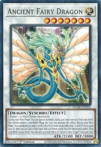 Ancient Fairy Dragon (MAZE-EN050) [Maze of Memories]