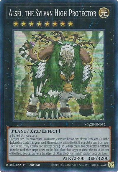 Alsei, the Sylvan High Protector (MAZE-EN052) [Maze of Memories]