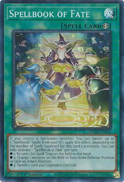 Spellbook of Fate (MAZE-EN059) [Maze of Memories]