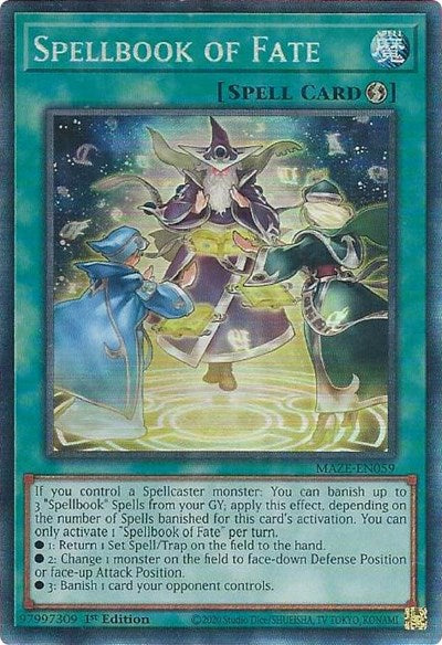 Spellbook of Fate (CR) (MAZE-EN059) [Maze of Memories]