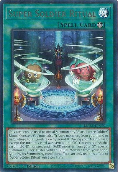 Super Soldier Ritual (MAZE-EN060) [Maze of Memories]
