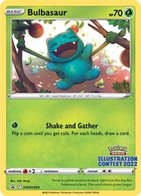 Bulbasaur (Illustration Contest 2022) (SWSH303) [SWSH: Sword & Shield Promo Cards]