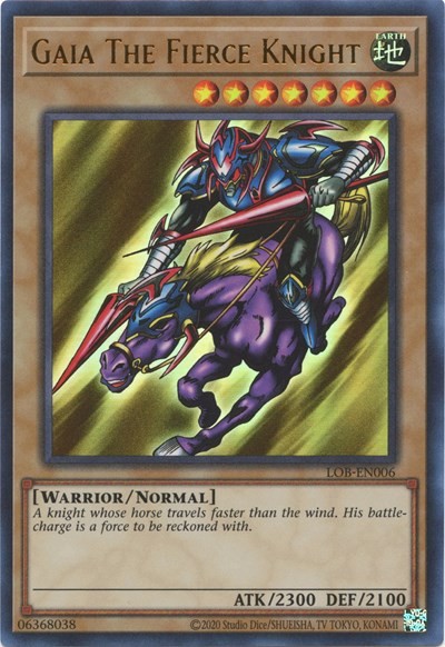 Gaia The Fierce Knight (LOB-EN006) [Legend of Blue Eyes White Dragon (25th Anniversary Edition)]