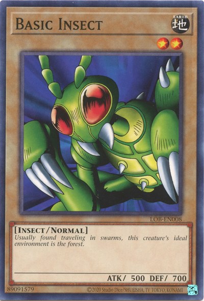 Basic Insect (LOB-EN008) [Legend of Blue Eyes White Dragon (25th Anniversary Edition)]