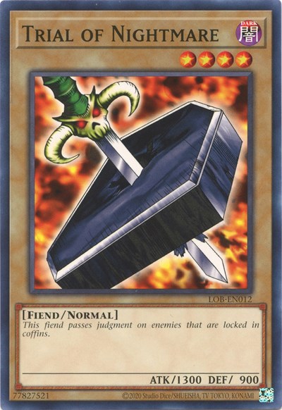 Trial of Nightmare (LOB-EN012) [Legend of Blue Eyes White Dragon (25th Anniversary Edition)]