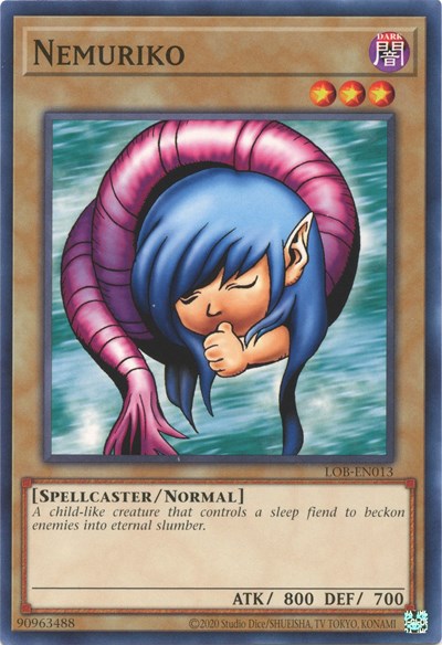 Nemuriko (LOB-EN013) [Legend of Blue Eyes White Dragon (25th Anniversary Edition)]