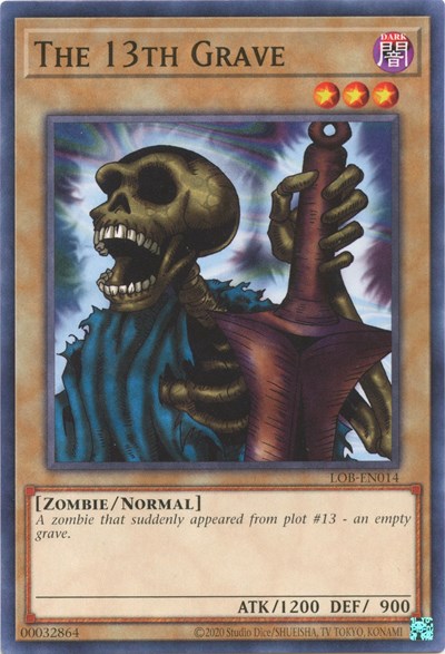 The 13th Grave (LOB-EN014) [Legend of Blue Eyes White Dragon (25th Anniversary Edition)]
