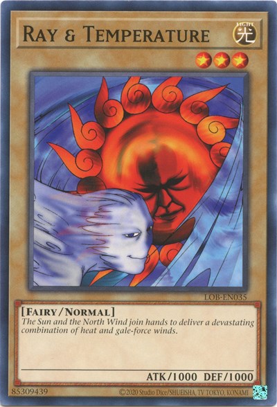 Ray & Temperature (LOB-EN035) [Legend of Blue Eyes White Dragon (25th Anniversary Edition)]