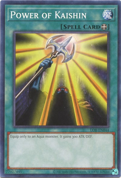 Power of Kaishin (LOB-EN044) [Legend of Blue Eyes White Dragon (25th Anniversary Edition)]