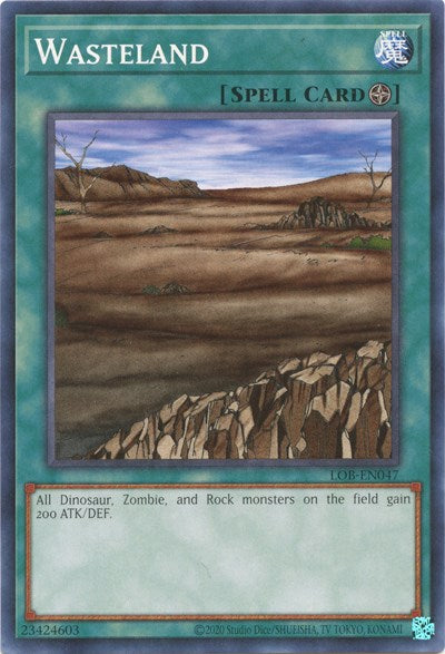 Wasteland (LOB-EN047) [Legend of Blue Eyes White Dragon (25th Anniversary Edition)]