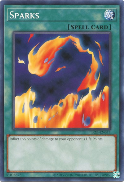 Sparks (LOB-EN055) [Legend of Blue Eyes White Dragon (25th Anniversary Edition)]