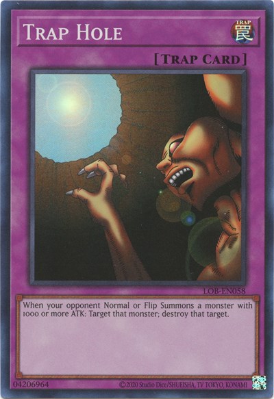 Trap Hole (LOB-EN058) [Legend of Blue Eyes White Dragon (25th Anniversary Edition)]