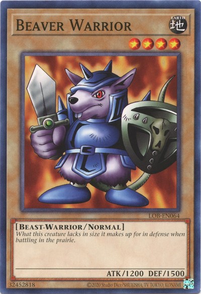 Beaver Warrior (LOB-EN064) [Legend of Blue Eyes White Dragon (25th Anniversary Edition)]