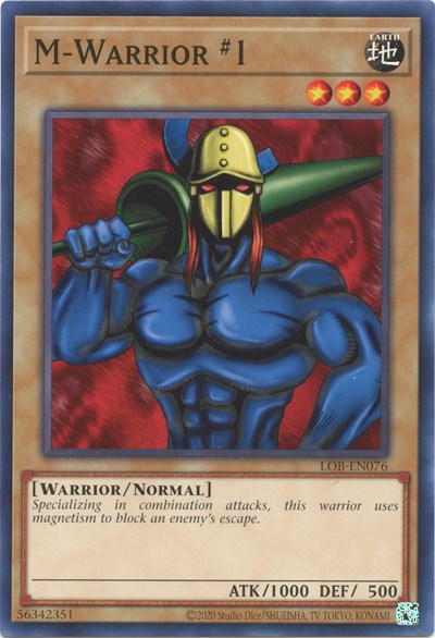 M-Warrior #1 (LOB-EN076) [Legend of Blue Eyes White Dragon (25th Anniversary Edition)]