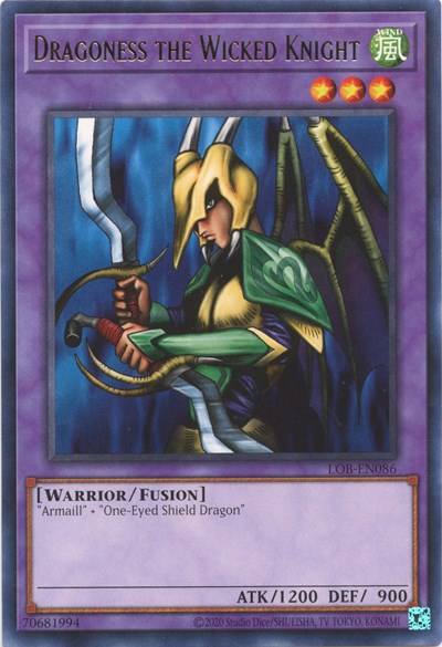 Dragoness the Wicked Knight (LOB-EN086) [Legend of Blue Eyes White Dragon (25th Anniversary Edition)]