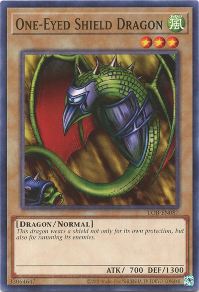 One-Eyed Shield Dragon (LOB-EN087) [Legend of Blue Eyes White Dragon (25th Anniversary Edition)]