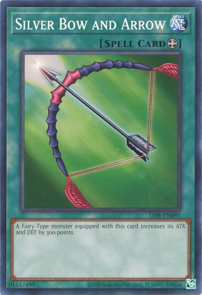 Silver Bow and Arrow (LOB-EN091) [Legend of Blue Eyes White Dragon (25th Anniversary Edition)]