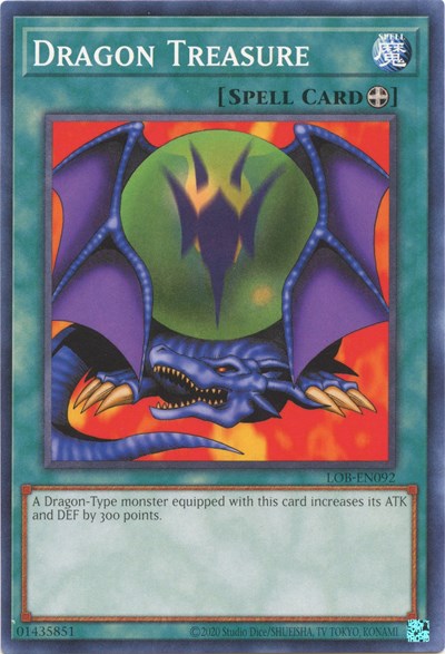 Dragon Treasure (LOB-EN092) [Legend of Blue Eyes White Dragon (25th Anniversary Edition)]