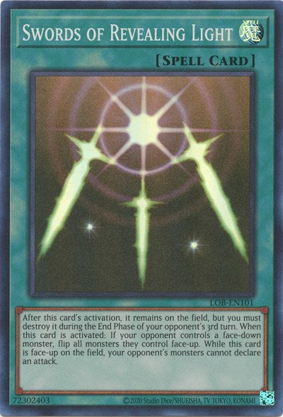 Swords of Revealing Light (LOB-EN101) [Legend of Blue Eyes White Dragon (25th Anniversary Edition)]