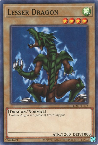 Lesser Dragon (LOB-EN113) [Legend of Blue Eyes White Dragon (25th Anniversary Edition)]