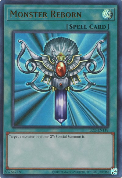 Monster Reborn (LOB-EN118) [Legend of Blue Eyes White Dragon (25th Anniversary Edition)]