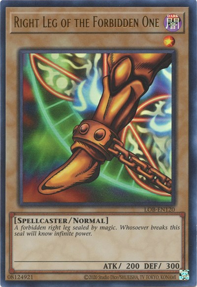 Right Leg of the Forbidden One (LOB-EN120) [Legend of Blue Eyes White Dragon (25th Anniversary Edition)]