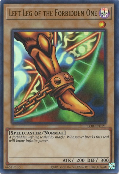Left Leg of the Forbidden One (LOB-EN121) [Legend of Blue Eyes White Dragon (25th Anniversary Edition)]
