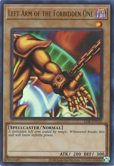 Left Arm of the Forbidden One (LOB-EN123) [Legend of Blue Eyes White Dragon (25th Anniversary Edition)]