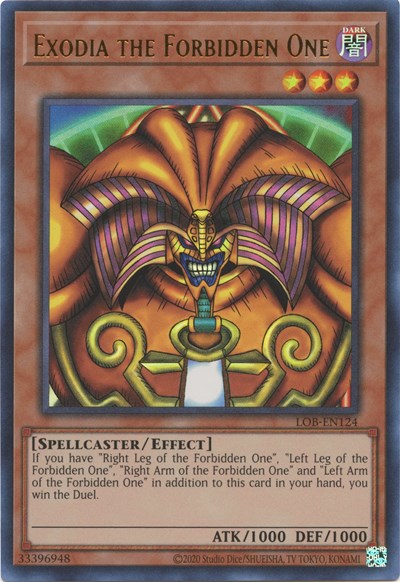 Exodia the Forbidden One (LOB-EN124) [Legend of Blue Eyes White Dragon (25th Anniversary Edition)]
