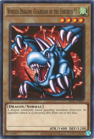 Winged Dragon, Guardian of the Fortress #1 (MRD-EN002) [Metal Raiders (25th Anniversary Edition)]