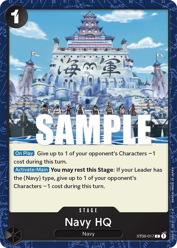 Navy HQ (ST06-017) [Starter Deck 6: Absolute Justice]