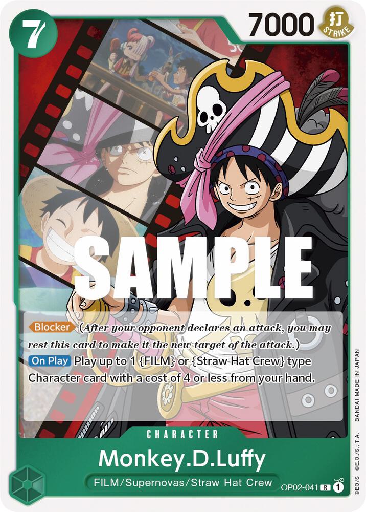 Monkey.D.Luffy (041) (OP02-041) [Paramount War]
