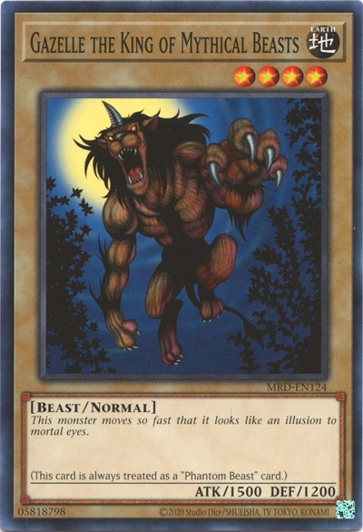 Gazelle the King of Mythical Beasts (MRD-EN124) [Metal Raiders (25th Anniversary Edition)]