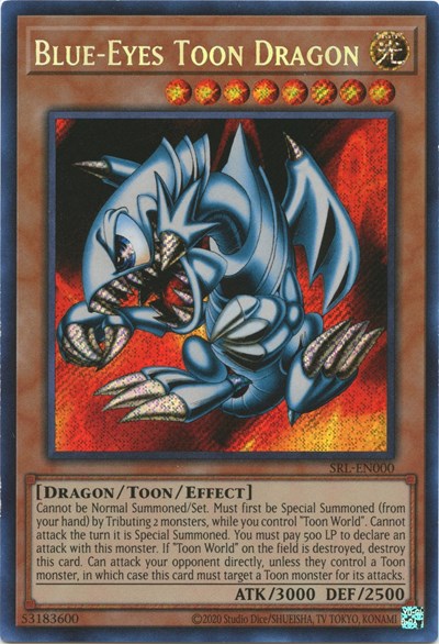 Blue-Eyes Toon Dragon (SRL-EN000) [Spell Ruler (25th Anniversary Edition)]