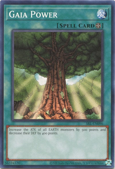 Gaia Power (SRL-EN096) [Spell Ruler (25th Anniversary Edition)]