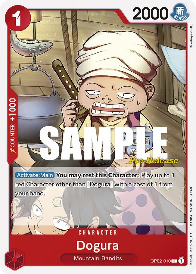 Dogura (OP02-010) [Paramount War Pre-Release Cards]