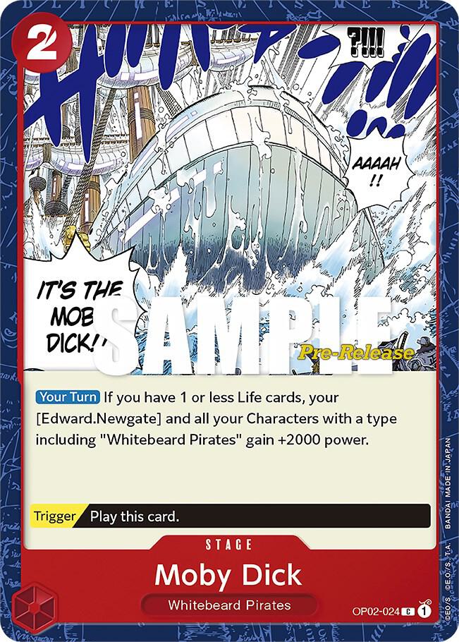 Moby Dick (OP02-024) [Paramount War Pre-Release Cards]