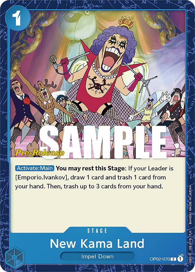 New Kama Land (OP02-070) [Paramount War Pre-Release Cards]
