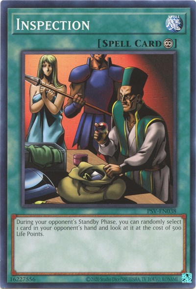Inspection (PSV-EN038) [Pharaoh's Servant (25th Anniversary Edition)]