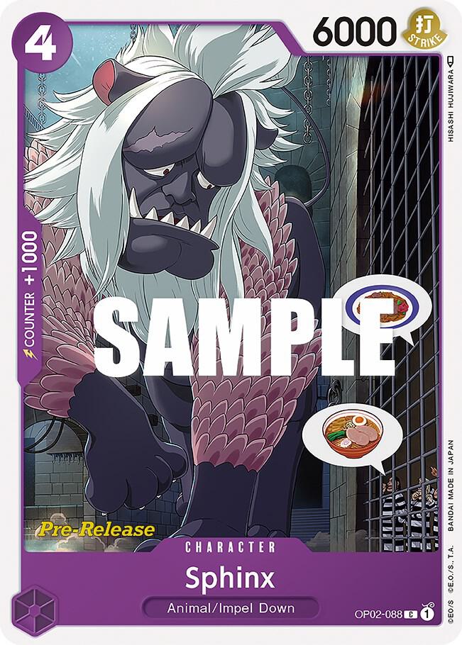 Sphinx (OP02-088) [Paramount War Pre-Release Cards]