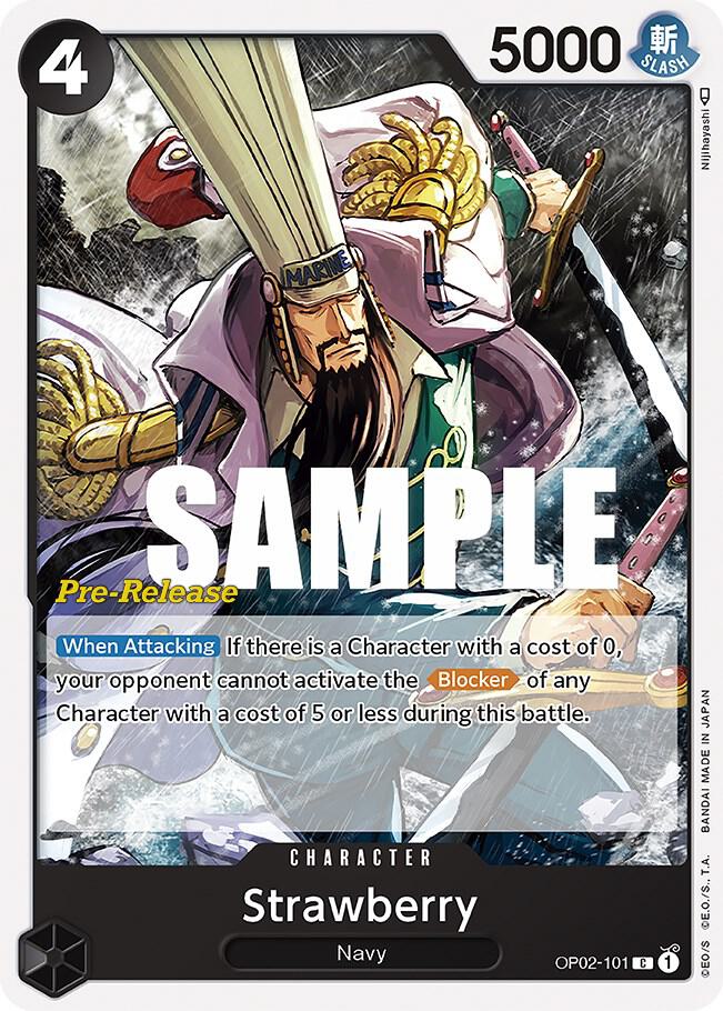 Strawberry (OP02-101) [Paramount War Pre-Release Cards]