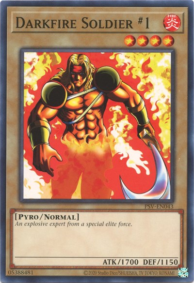 Darkfire Soldier #1 (PSV-EN043) [Pharaoh's Servant (25th Anniversary Edition)]
