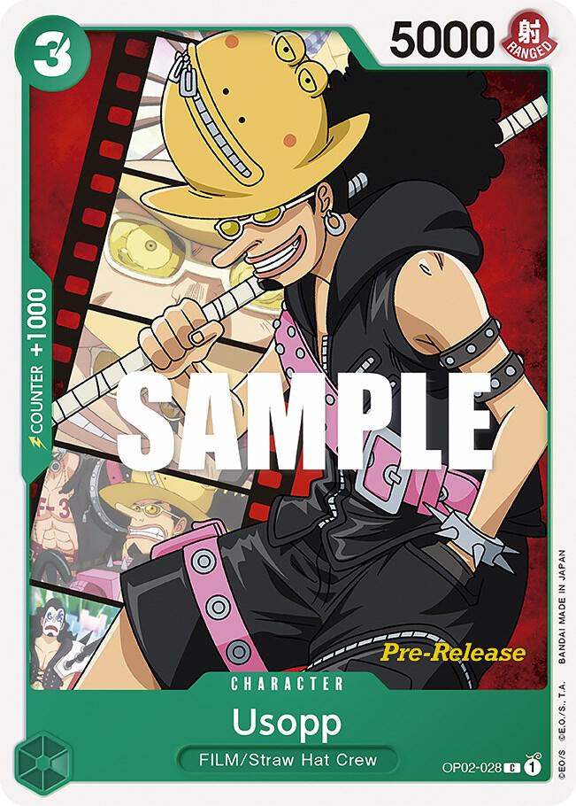 Usopp (OP02-028) [Paramount War Pre-Release Cards]