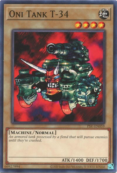 Oni Tank T-34 (PSV-EN059) [Pharaoh's Servant (25th Anniversary Edition)]