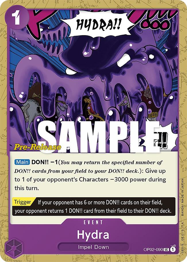 Hydra (OP02-090) [Paramount War Pre-Release Cards]