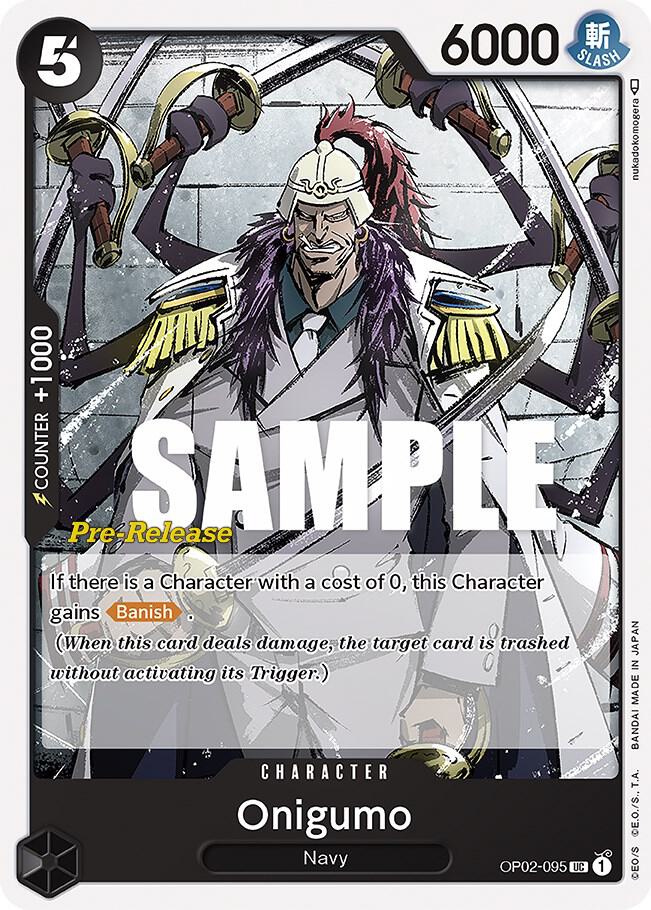 Onigumo (OP02-095) [Paramount War Pre-Release Cards]