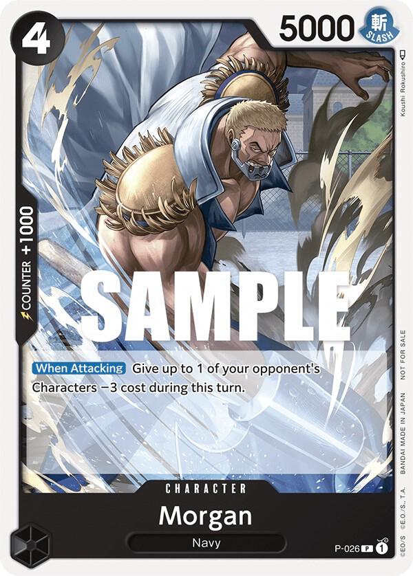Morgan (Pirates Party Vol. 2) (P-026) [One Piece Promotion Cards]