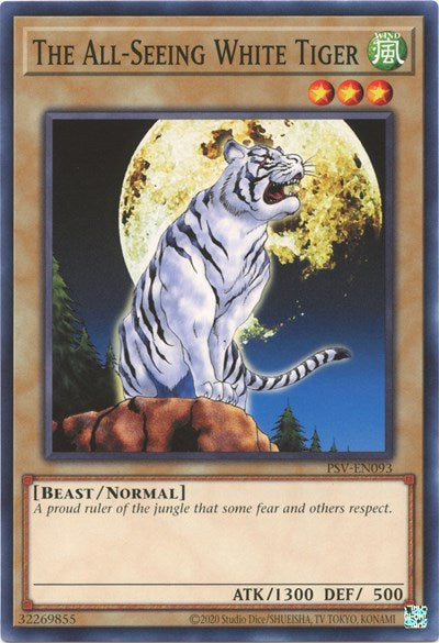 The All-Seeing White Tiger (PSV-EN093) [Pharaoh's Servant (25th Anniversary Edition)]