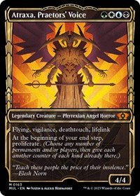 Atraxa, Praetors' Voice (Halo Foil) (163) [March of the Machine: Multiverse Legends]